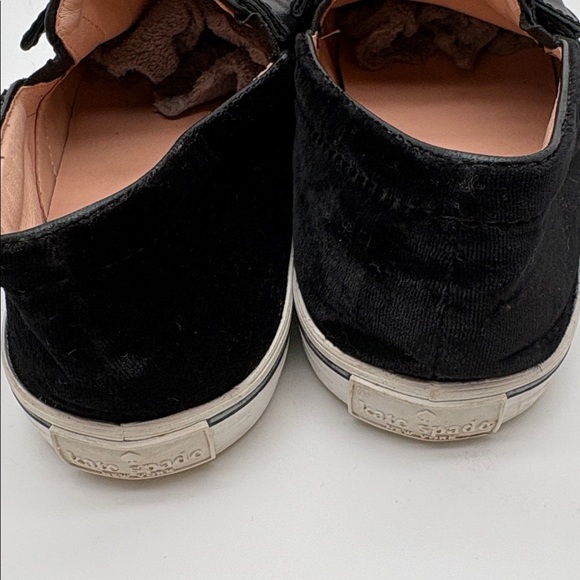Kate Spade Black Delise Velvet Sneaker, 6.5 - Picture 5 of 7